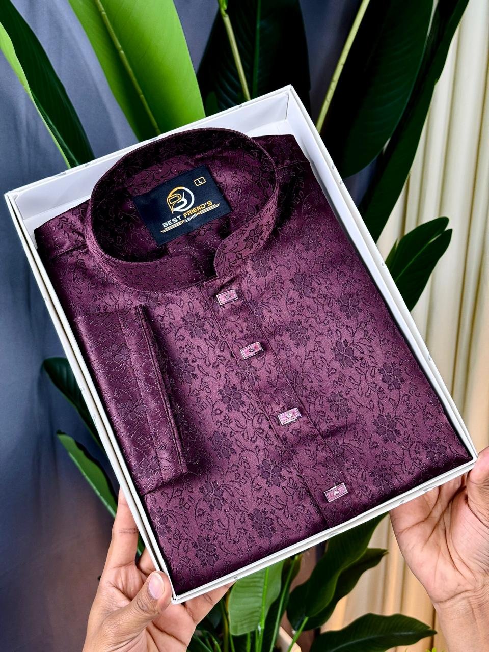 WhatsApp Image 2026-02-23 at 1.31.33 PM (6) Luxary Katan Panjabi. - Image 1